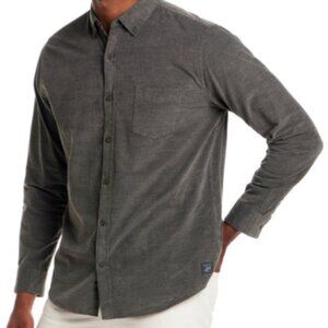 Weatherproof Vintage Men’s Gray Button-Up Shirt | Long Sleeve | Size M
